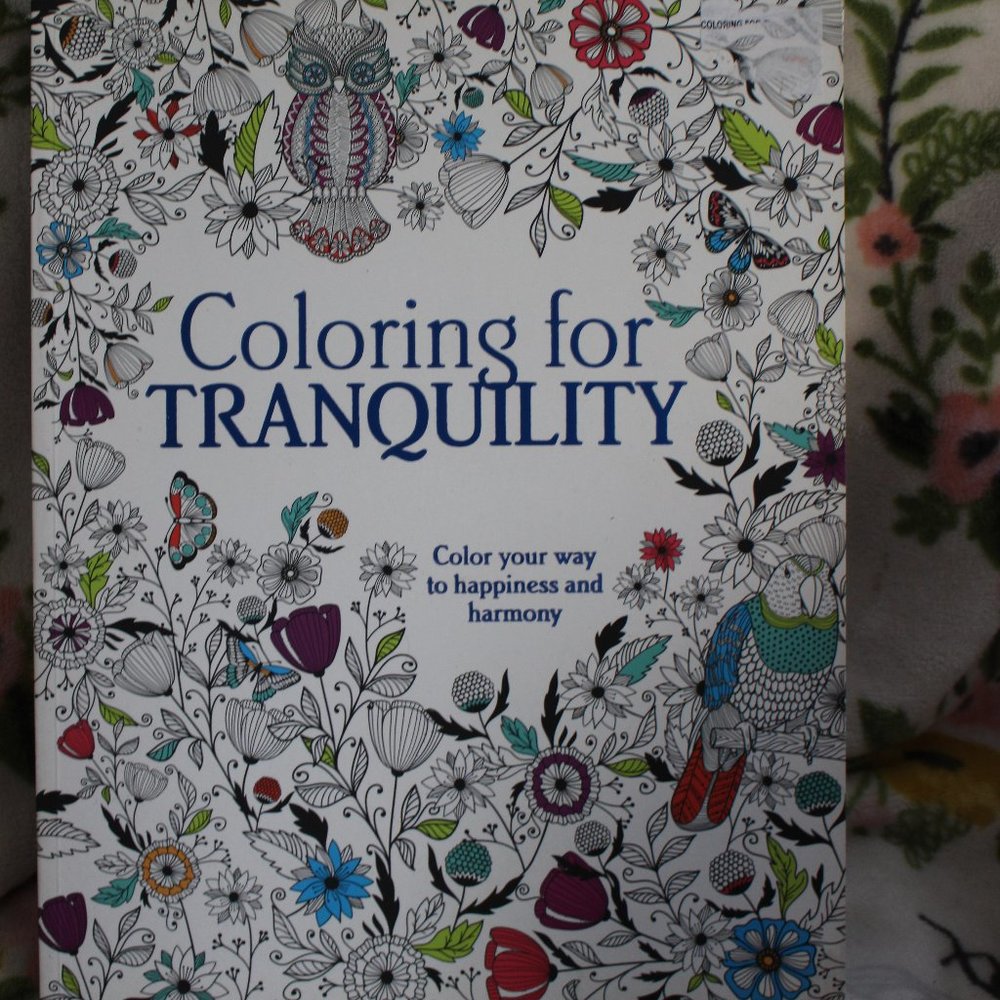 Coloring For Tranquility Adult Coloring Book 2015 New